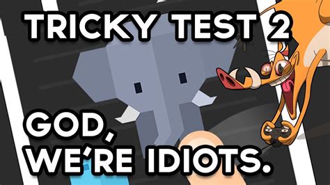 stop the tears tricky test|tricky test 2 answer keys.